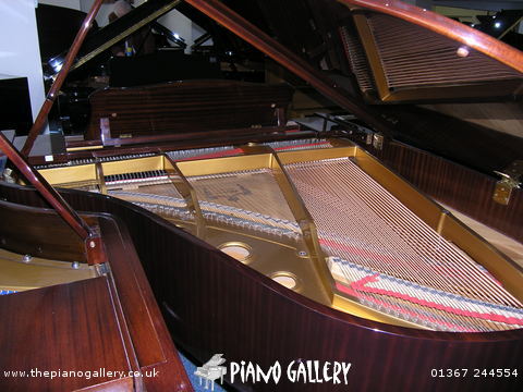Weber G175 grand piano inside